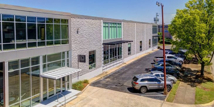 Exterior photo of Crawford Square's headquarters.
